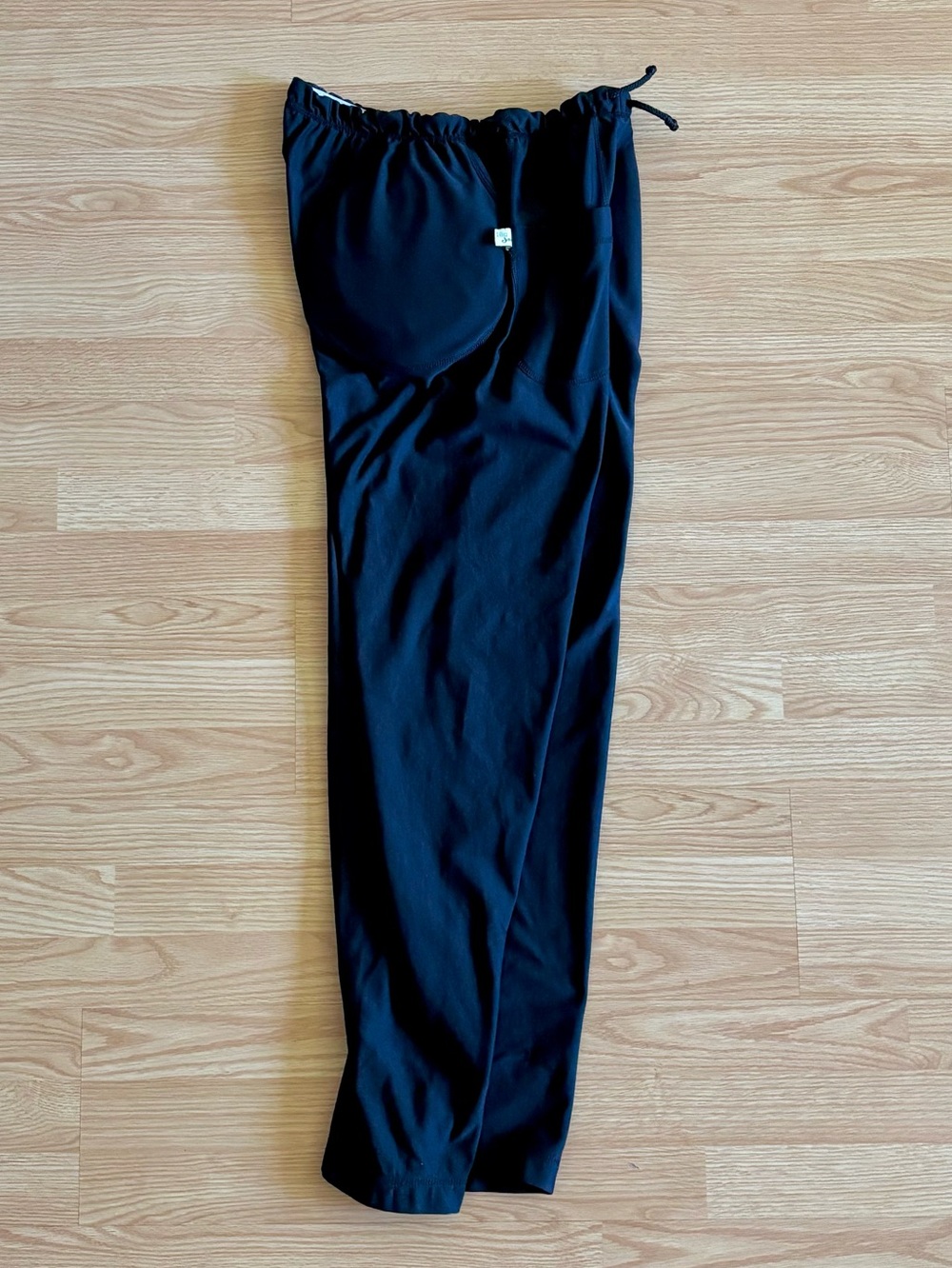 Navy Drawstring Hip Saver Pants for Seniors in Unisex L